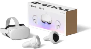 Oculus Quest 2 VR Headset 128GB Set, White - Advanced All-in-One Virtual Reality Headset Cover Set