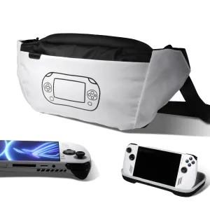 OPTOSLON Rog Ally Carrying Case Compitable with ASUS ROG Ally Gaming Handheld and Accessories, Sling Bag Fit Orignial Stand and AC Adapter for Travel and Storage with a Screen Protector