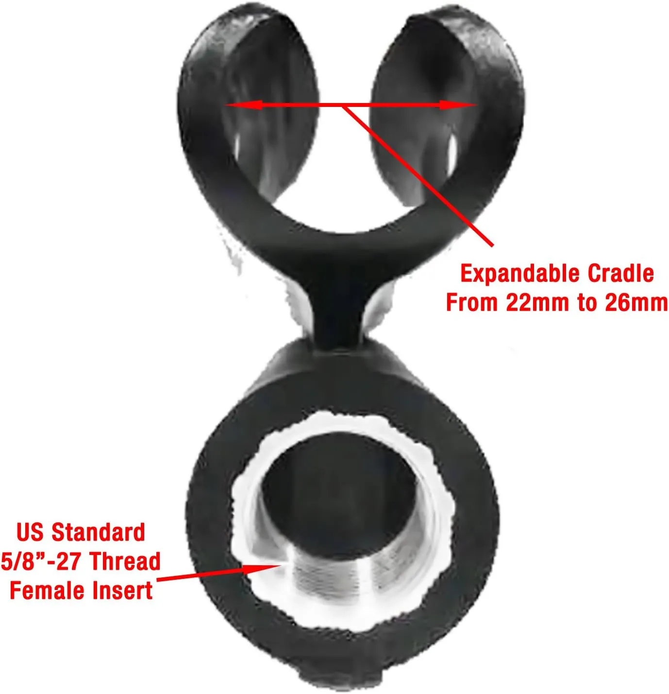 Performance Plus MH3-4 Indestructible Elliptical Standard Mic Holders - Buy 3 Get 1 Free!