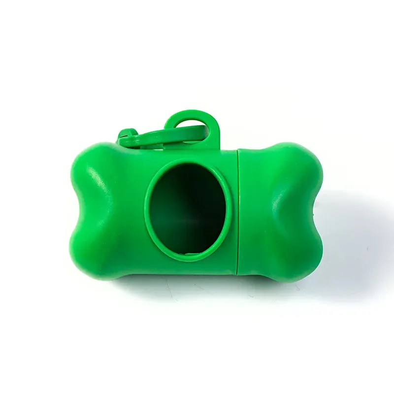 Pet Poop Bags Disposable Dog Waste Bags, Bulk Poop Bags with Leash Clip and Bone Bag Dispenser  Bags  Prints