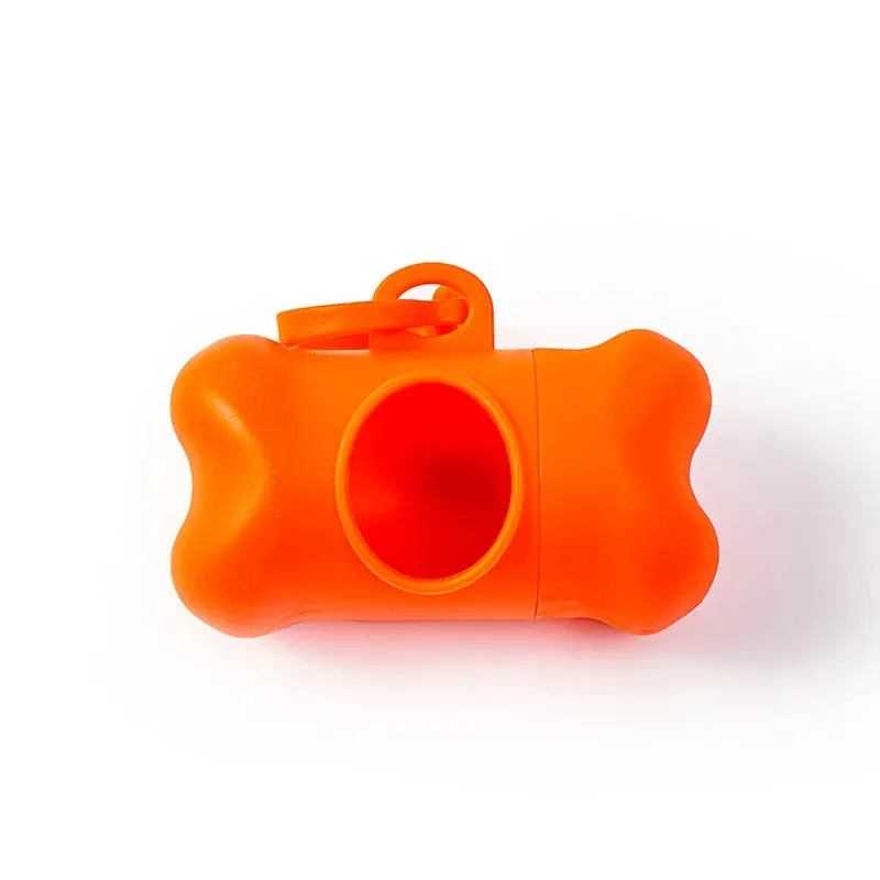 Pet Poop Bags Disposable Dog Waste Bags, Bulk Poop Bags with Leash Clip and Bone Bag Dispenser  Bags  Prints