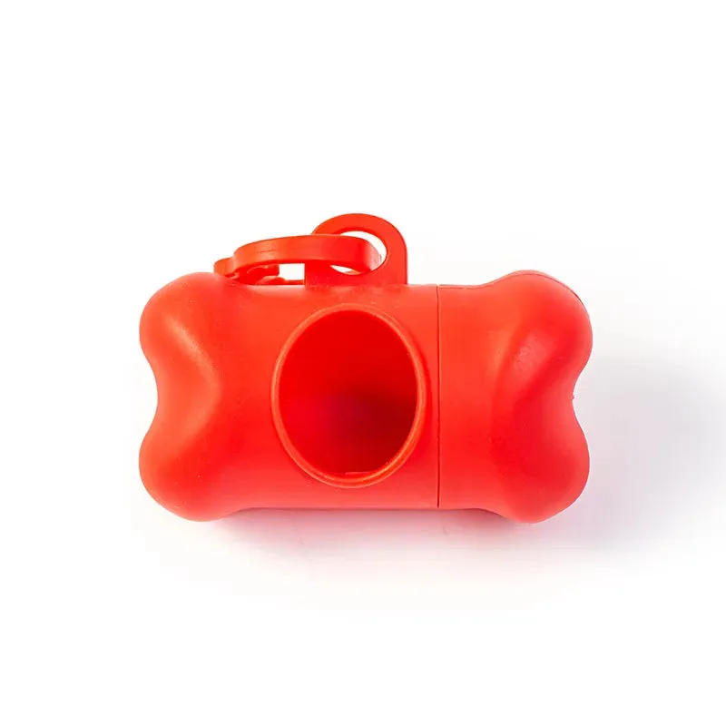 Pet Poop Bags Disposable Dog Waste Bags, Bulk Poop Bags with Leash Clip and Bone Bag Dispenser  Bags  Prints