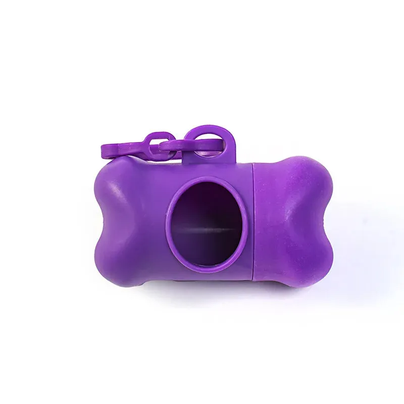 Pet Poop Bags Disposable Dog Waste Bags, Bulk Poop Bags with Leash Clip and Bone Bag Dispenser  Bags  Prints