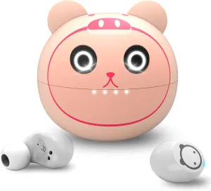 Pink Wireless Earbuds - Bluetooth Earbuds with 36H Playtime, IPX5 Waterproof, Noise Reduction, LED Display, USB-C, Cordless - Ideal for Workout & Sport