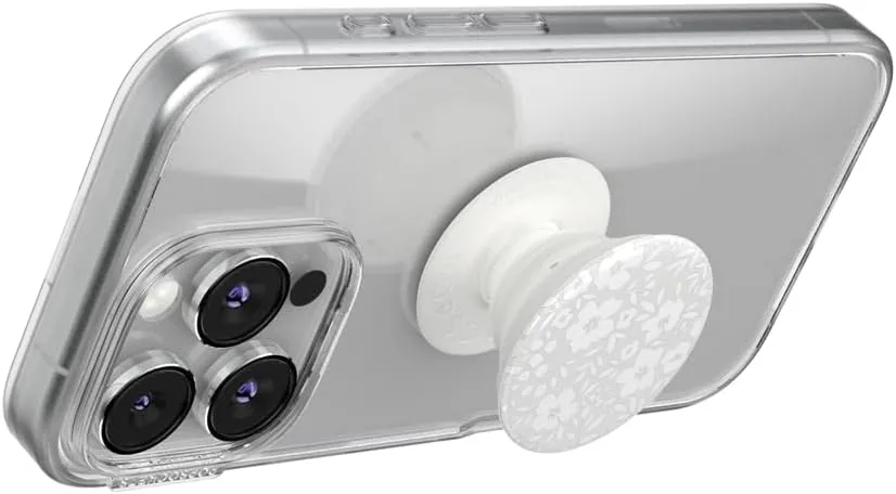 PopSockets Phone Grip with Expanding Kickstand, Adhesive Grip - Blanc Fresh