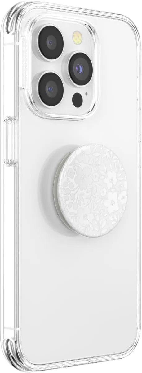 PopSockets Phone Grip with Expanding Kickstand, Adhesive Grip - Blanc Fresh