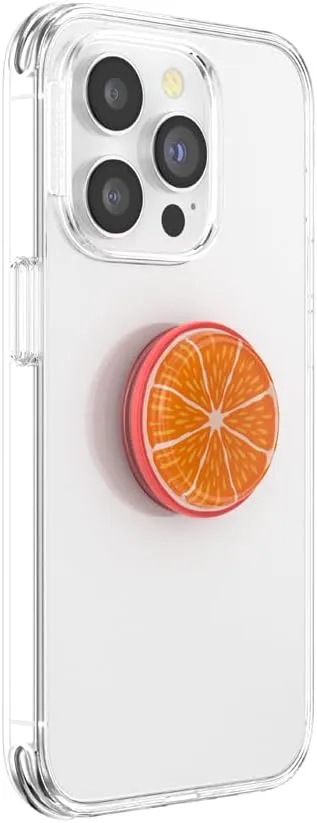 PopSockets Phone Grip with Expanding Kickstand, Adhesive Grip - Jelly Citrus