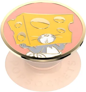 PopSockets Phone Grip with Expanding Kickstand, Adhesive Grip, PopOut, Tom and Jerry - Enamel Nibbles
