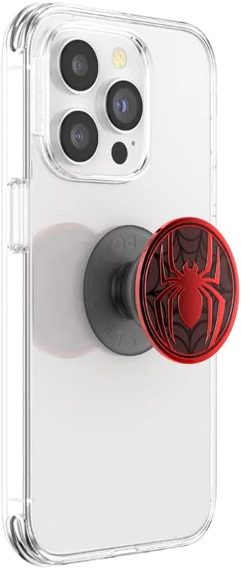 PopSockets Phone Grip with Expanding Kickstand, Adhesive Grip, Spiderman - Miles Morales Suit
