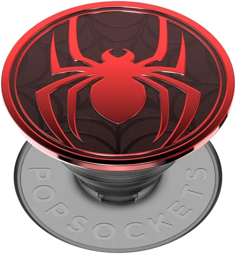PopSockets Phone Grip with Expanding Kickstand, Adhesive Grip, Spiderman - Miles Morales Suit