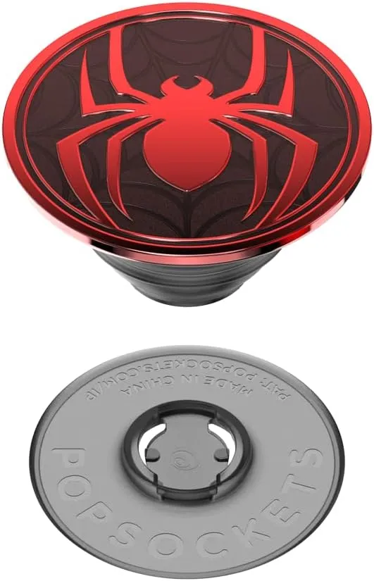 PopSockets Phone Grip with Expanding Kickstand, Adhesive Grip, Spiderman - Miles Morales Suit