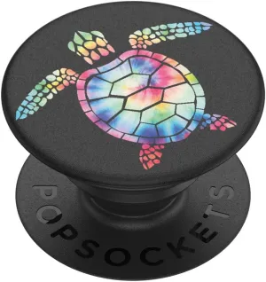 PopSockets Phone Grip with Expanding Kickstand, Animal PopGrip - Psychedelic Turtle