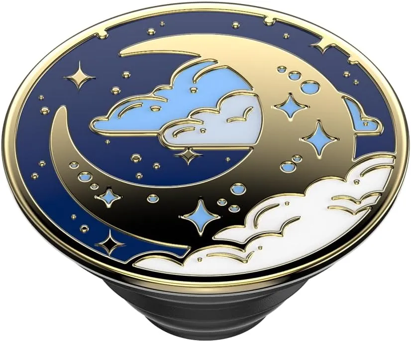PopSockets  Phone Grip with Expanding Kickstand, for Phone - Enamel Fly Me To The Moon