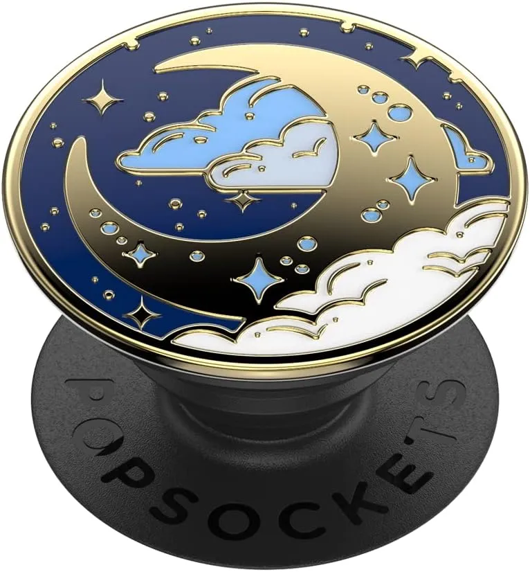 PopSockets  Phone Grip with Expanding Kickstand, for Phone - Enamel Fly Me To The Moon