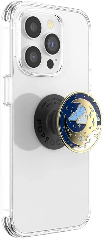 PopSockets  Phone Grip with Expanding Kickstand, for Phone - Enamel Fly Me To The Moon