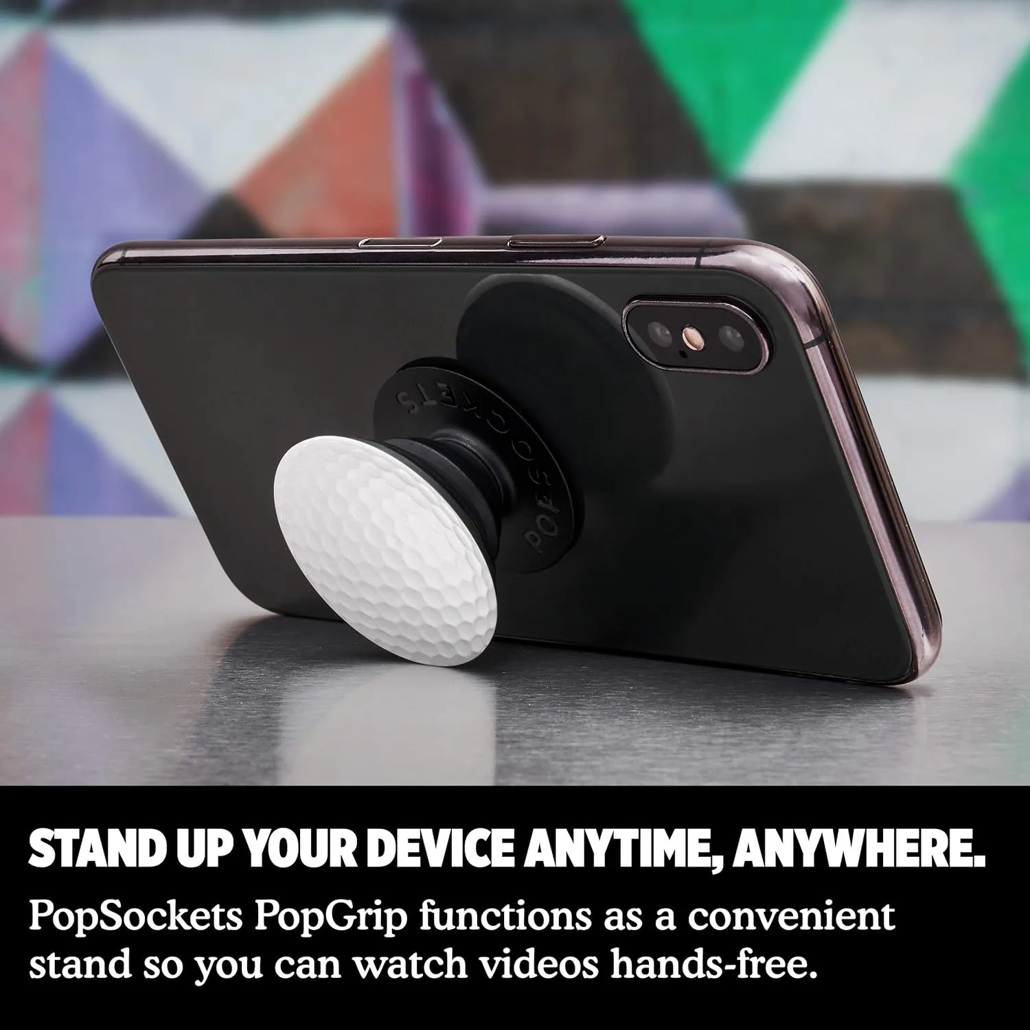 PopSockets Phone Grip with Expanding Kickstand, Golf Ball