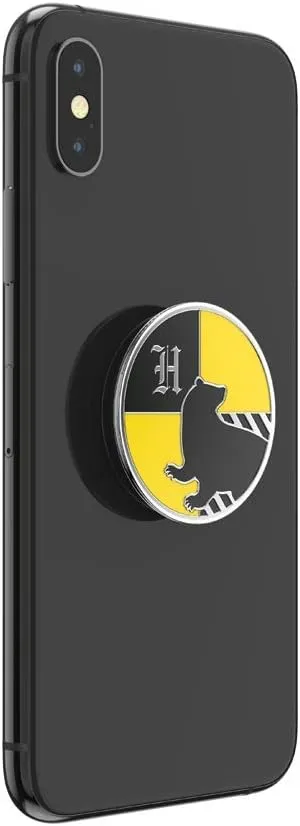 PopSockets Phone Grip with Expanding Kickstand, Harry Potter PopGrip - Enamel Hufflepuff