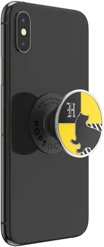 PopSockets Phone Grip with Expanding Kickstand, Harry Potter PopGrip - Enamel Hufflepuff