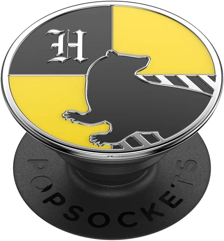 PopSockets Phone Grip with Expanding Kickstand, Harry Potter PopGrip - Enamel Hufflepuff