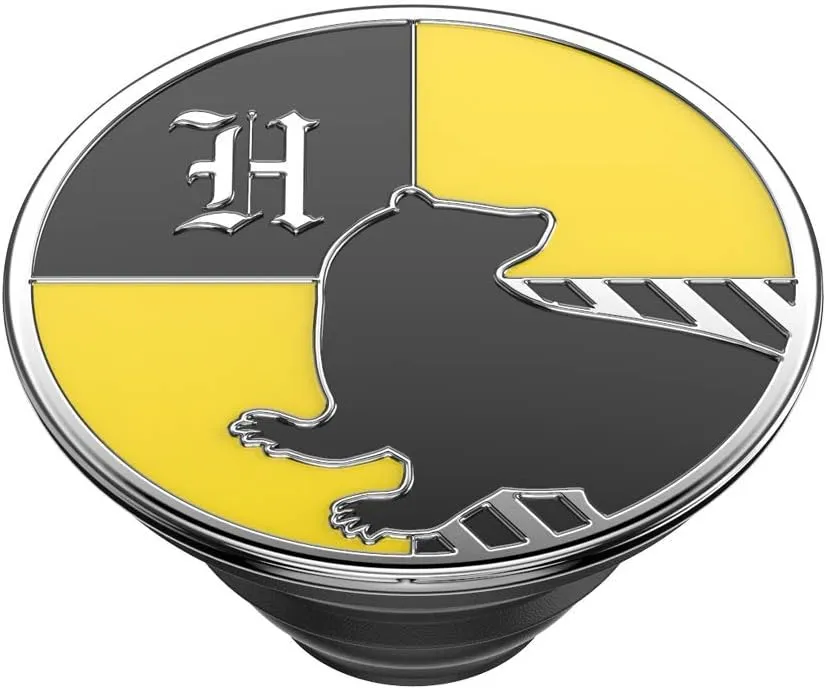 PopSockets Phone Grip with Expanding Kickstand, Harry Potter PopGrip - Enamel Hufflepuff