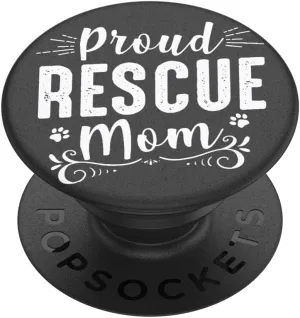 PopSockets Phone Grip with Expanding Kickstand, Proud Parent - Proud Rescue Mom