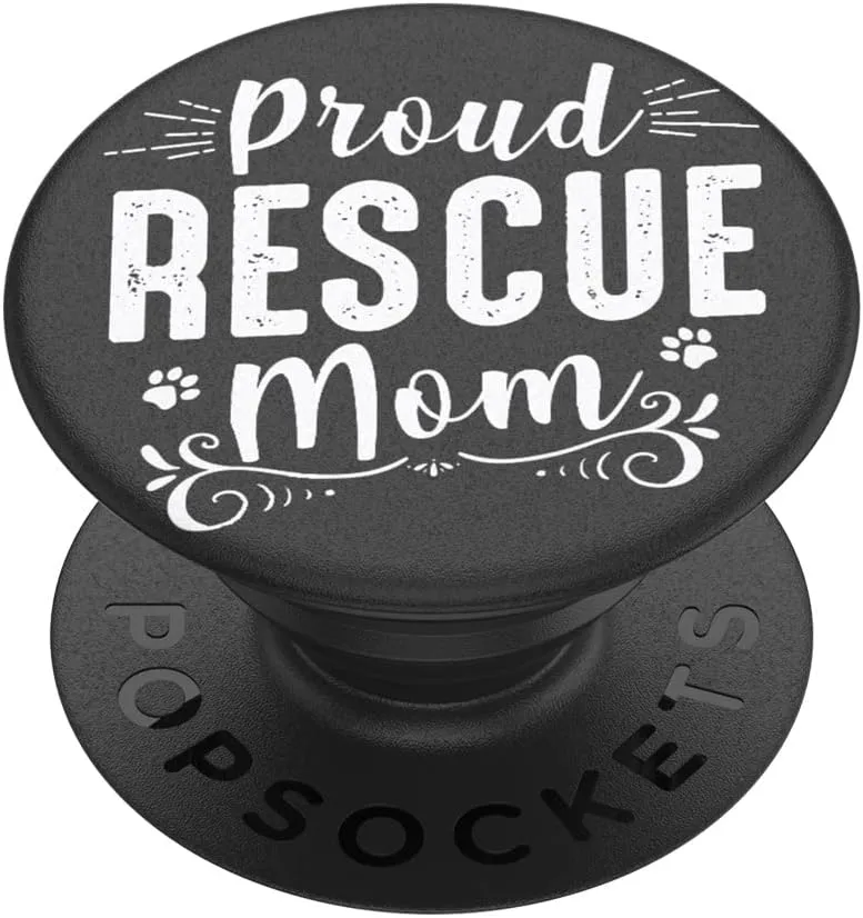 PopSockets Phone Grip with Expanding Kickstand, Proud Parent - Proud Rescue Mom