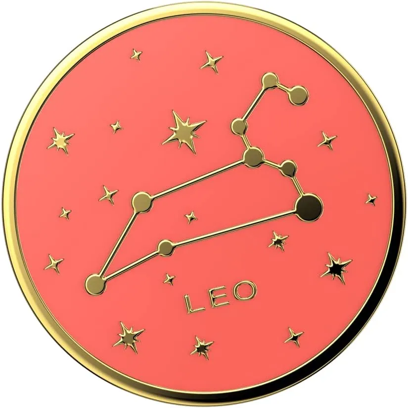 PopSockets Phone Grip with Expanding Kickstand, Zodiac Sign - Leo