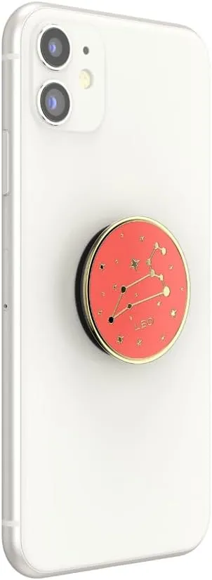 PopSockets Phone Grip with Expanding Kickstand, Zodiac Sign - Leo