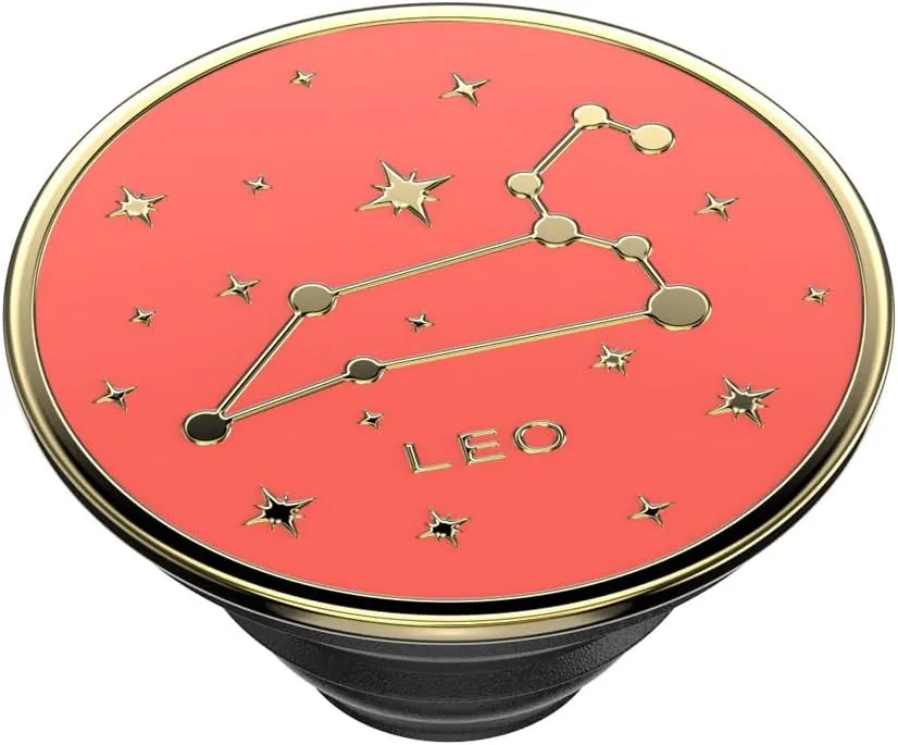 PopSockets Phone Grip with Expanding Kickstand, Zodiac Sign - Leo