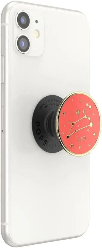 PopSockets Phone Grip with Expanding Kickstand, Zodiac Sign - Leo