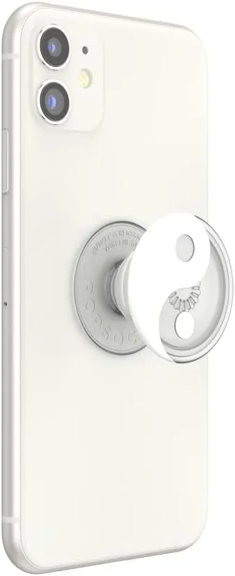 PopSockets Plant-Based Phone Grip with Expanding Kickstand, Eco-Friendly - Yin and Yang