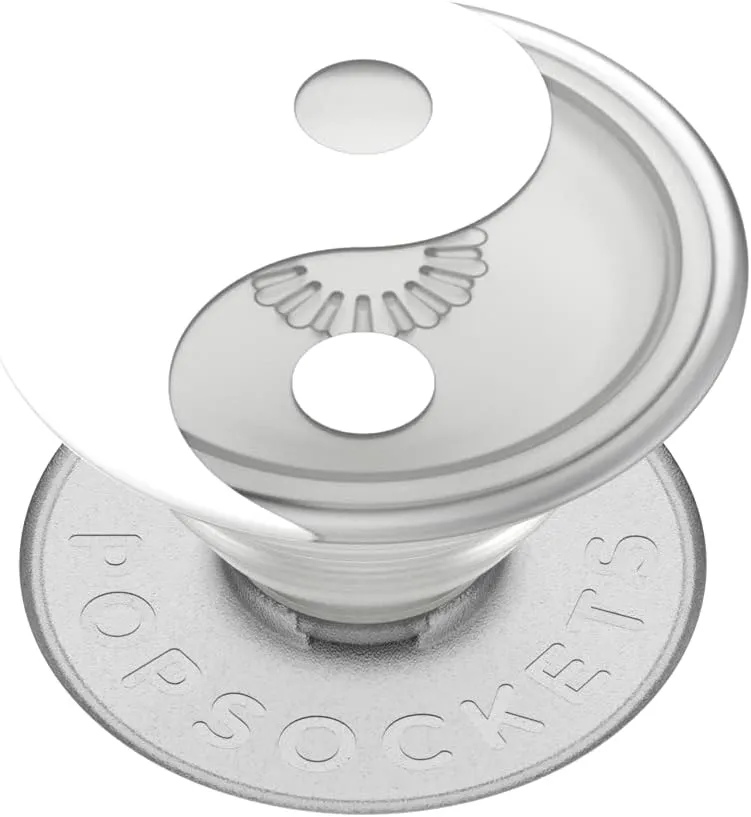 PopSockets Plant-Based Phone Grip with Expanding Kickstand, Eco-Friendly - Yin and Yang