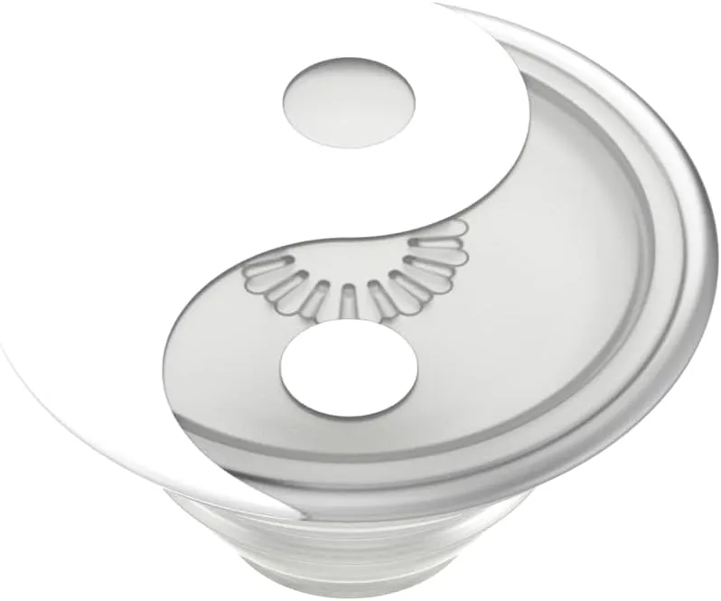 PopSockets Plant-Based Phone Grip with Expanding Kickstand, Eco-Friendly - Yin and Yang