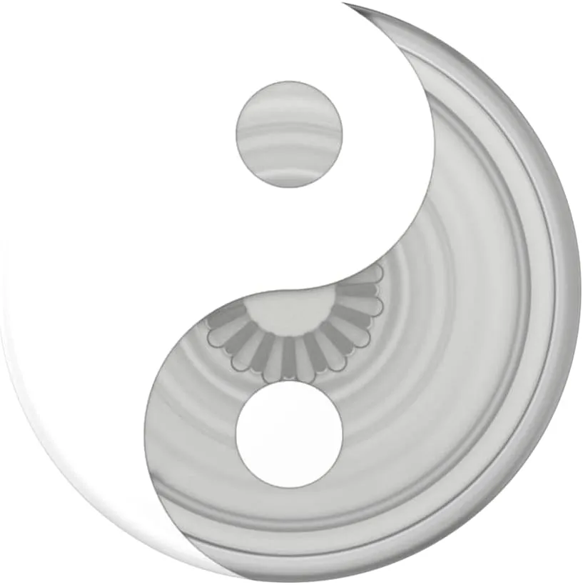 PopSockets Plant-Based Phone Grip with Expanding Kickstand, Eco-Friendly - Yin and Yang