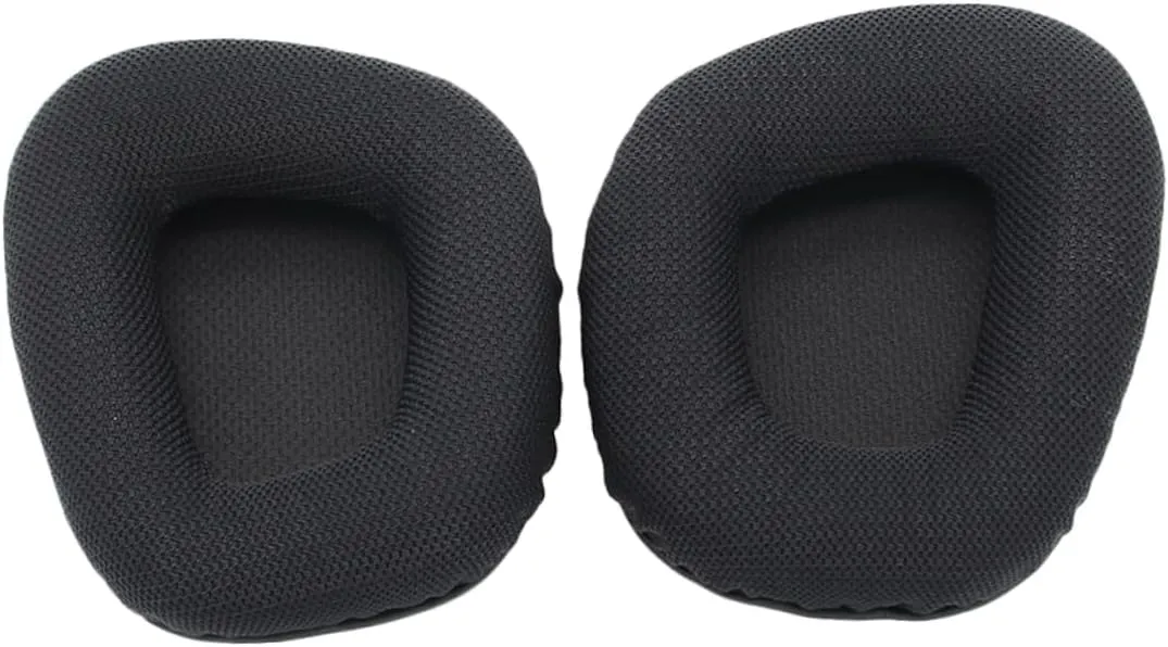 Protein Leather Ear Cushion Set Replacement for Pro Comfortable Soundproof Soft Elastic