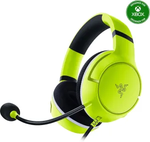 Razer Kaira X Wired Headset for Xbox Series X|S, Xbox One, PC, Mac & Mobile Devices: Triforce 50mm Drivers - HyperClear Cardioid Mic - Memory Foam Ear Cushions - On-Headset Controls - Electric Volt