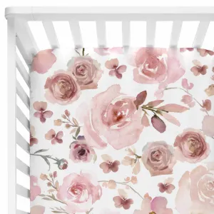 Rosie's Rose Garden Crib Sheet