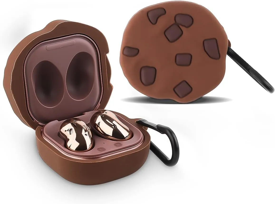 Samsung Galaxy Buds Case (2 Pack) - Protective Silicone Cover with 3 in 1 Cleaning Brush Pen Tools