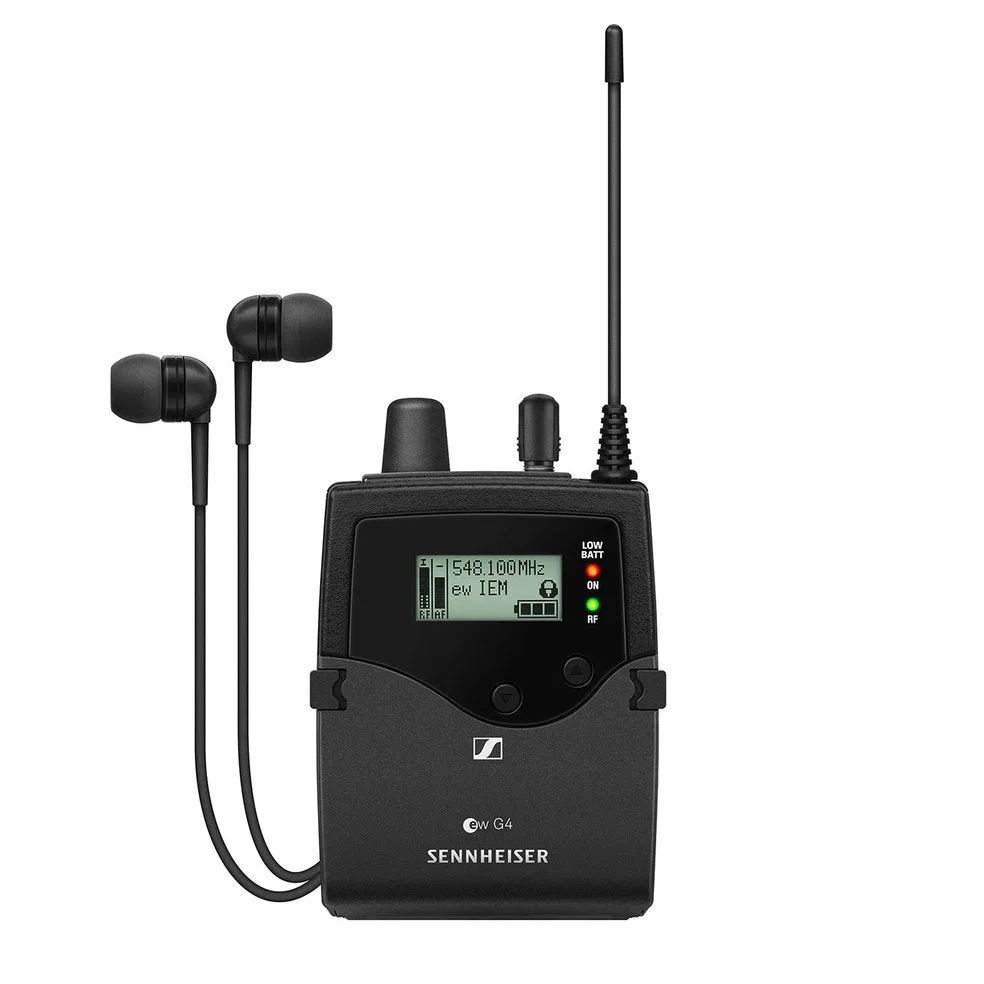 Sennheiser EK IEM G4 Stereo Bodypack Receiver with IE 4 Earphones (AS: 520 to 558 MHz)