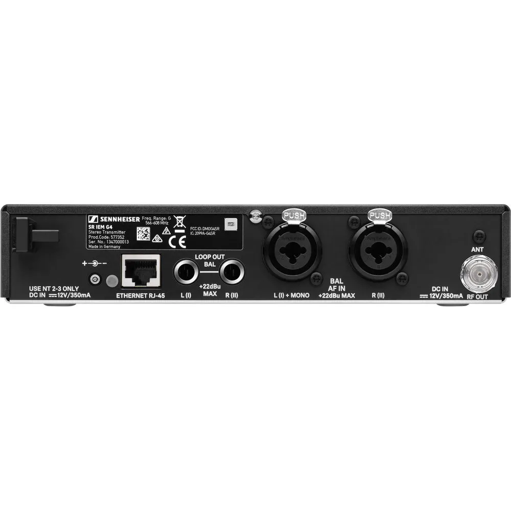 Sennheiser SR IEM G4 Stereo Transmitter (AS: 520 to 558 MHz)