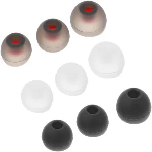 Silicone Earplug Caps for Earphones 36 Pack Noise Isolation Covers Replacement Tips 3 Sizes Comfortable Fit
