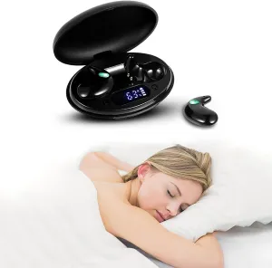 Sleep Earbuds Headphones for Sleeping Suitable for Games Sports Work Bluetooth 5.2 with Charging Box,Comfortable Fit,Invisible Earbuds,Sleeping Headphones for Side Sleepers