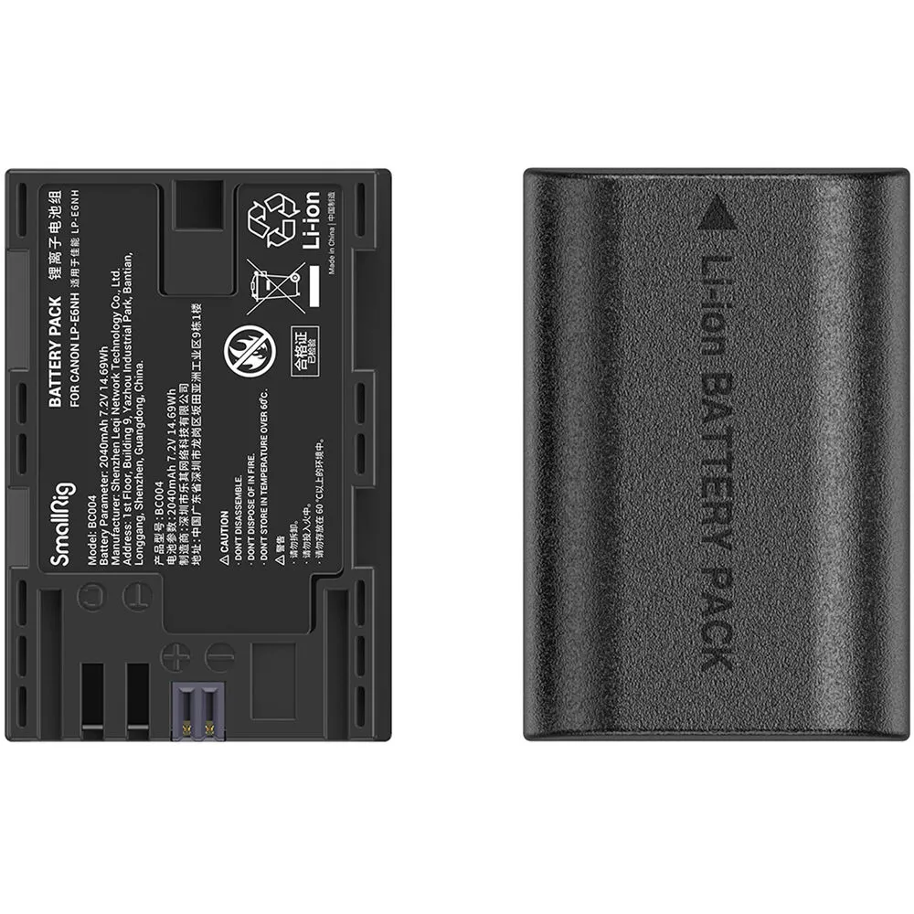 SmallRig LP-E6NH (Canon EOS) 2-Battery Kit with Dual Charger #3821
