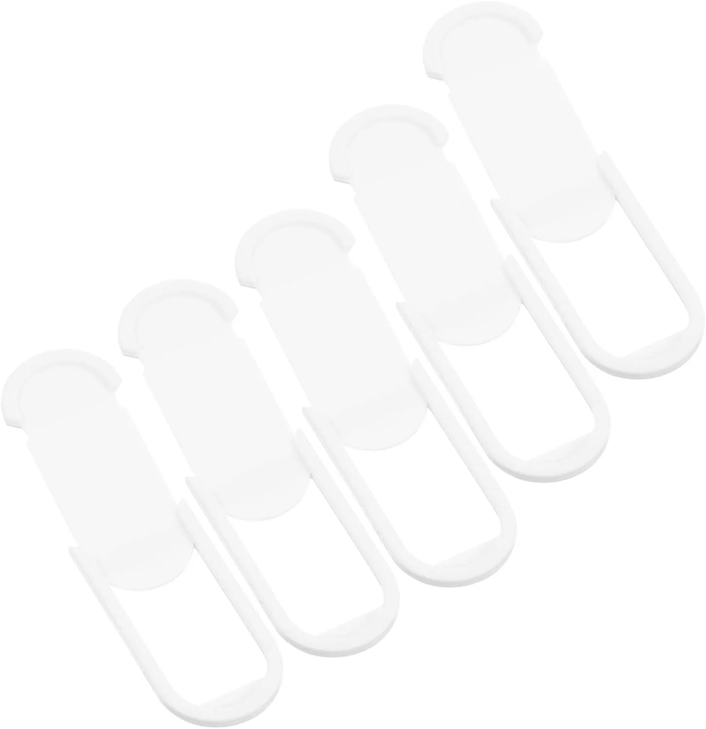 SMASOLO Laptop Camera Lens Cover Webcam Privacy Slide 6pcs White Camera On/Off