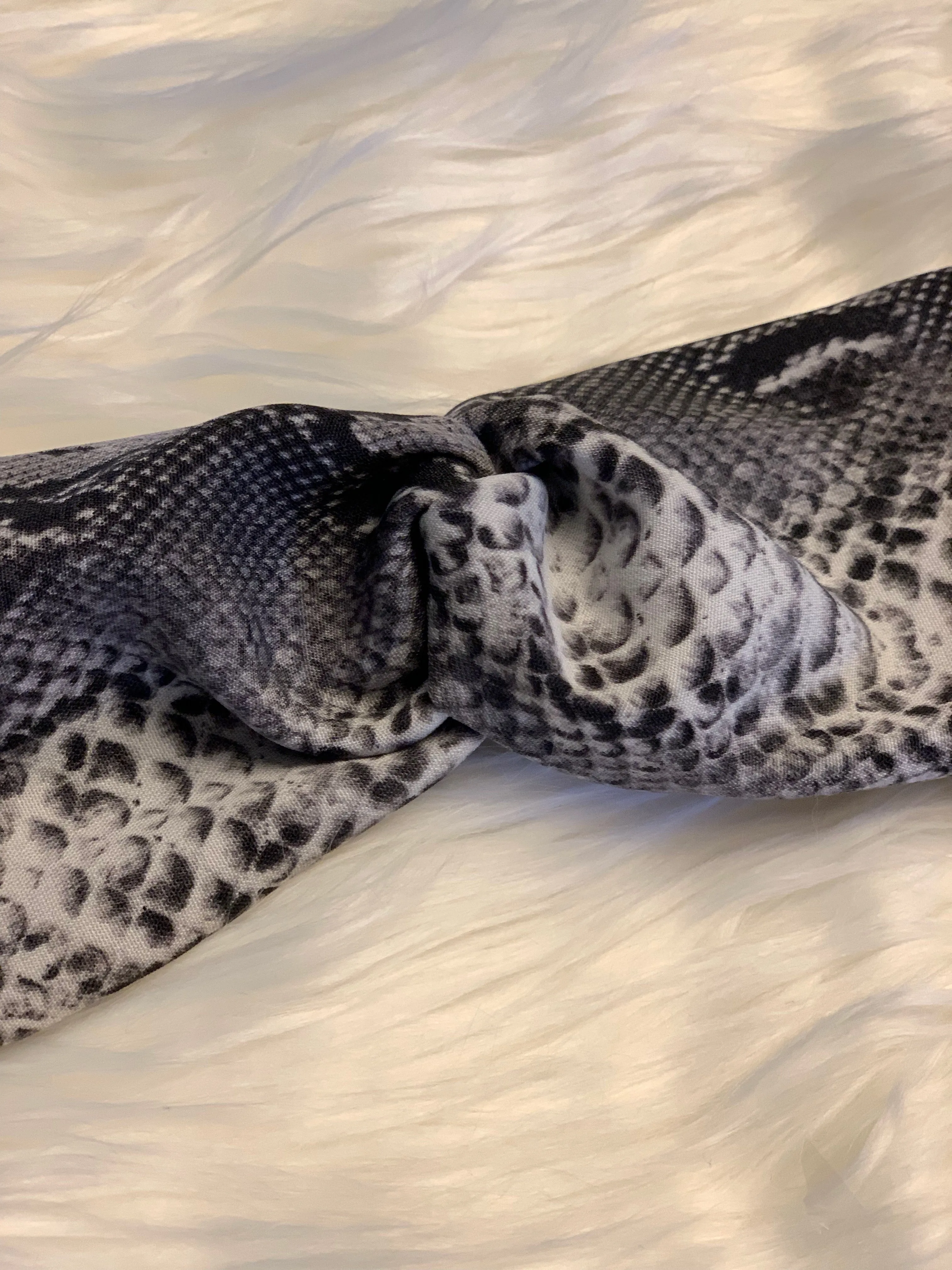Snake Skin Print Headbands