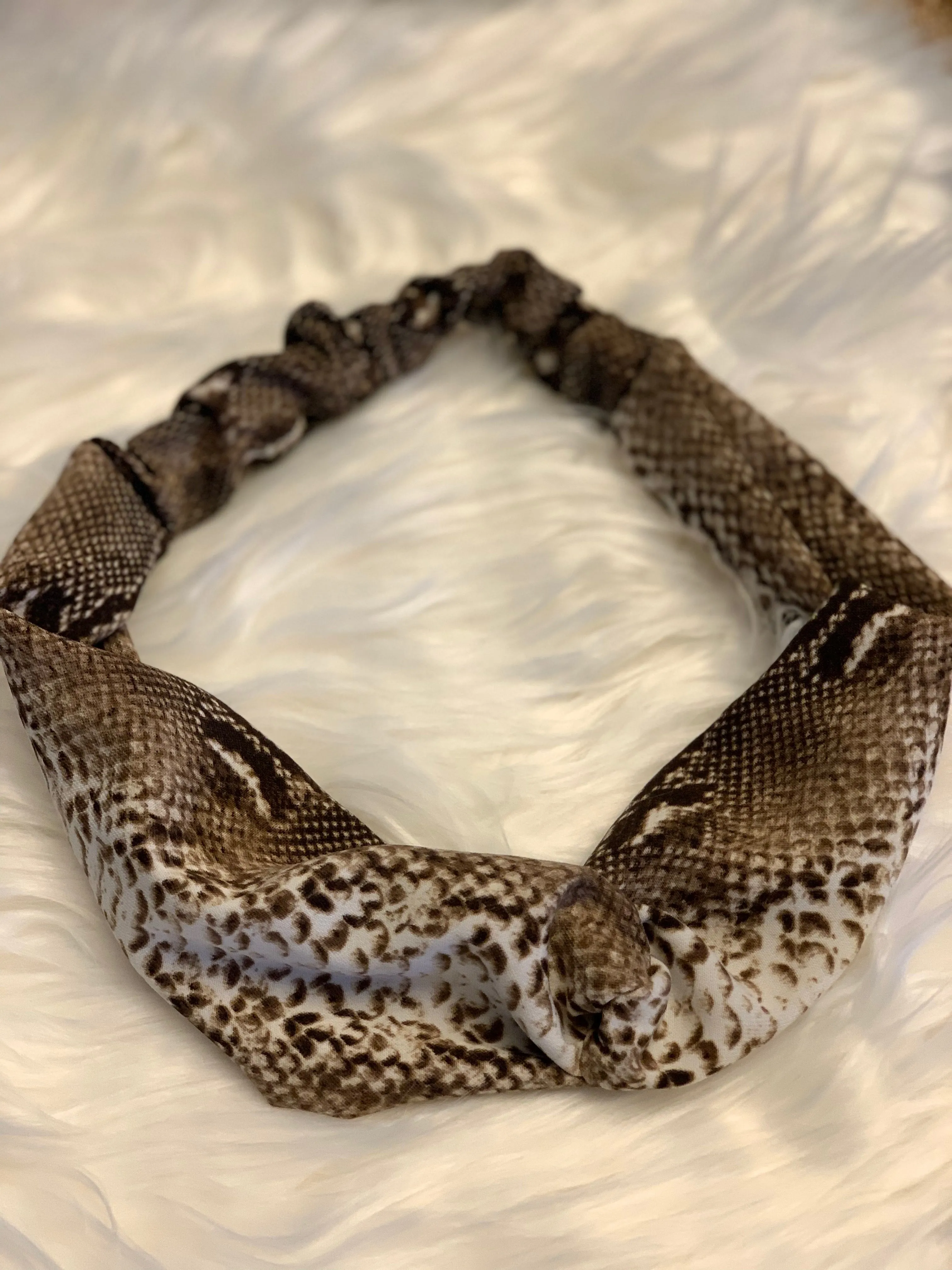 Snake Skin Print Headbands
