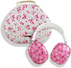Sonix Airpods Max Headphones Cover (Strawberry Shortcake Vintage)   AirPods Max Headphones Carrying Case (Cottage Floral)