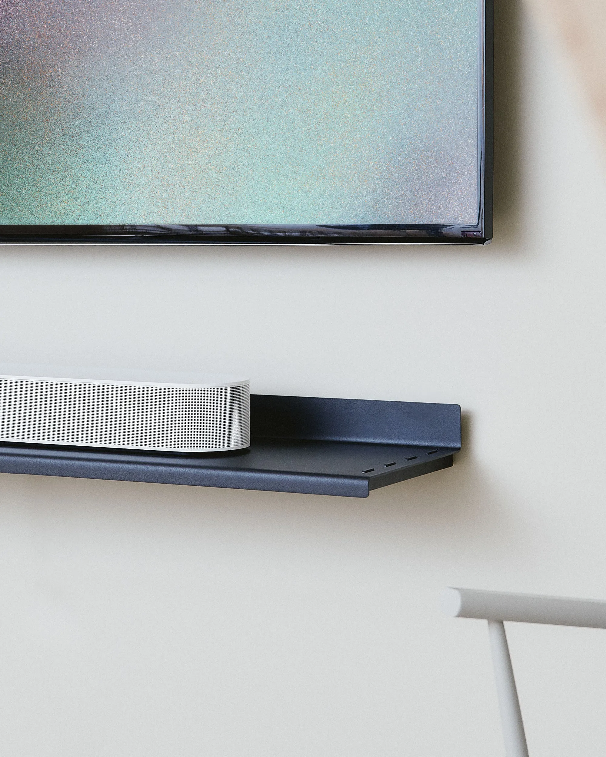 Soundbar Shelf 100 - Charcoal Mushroom