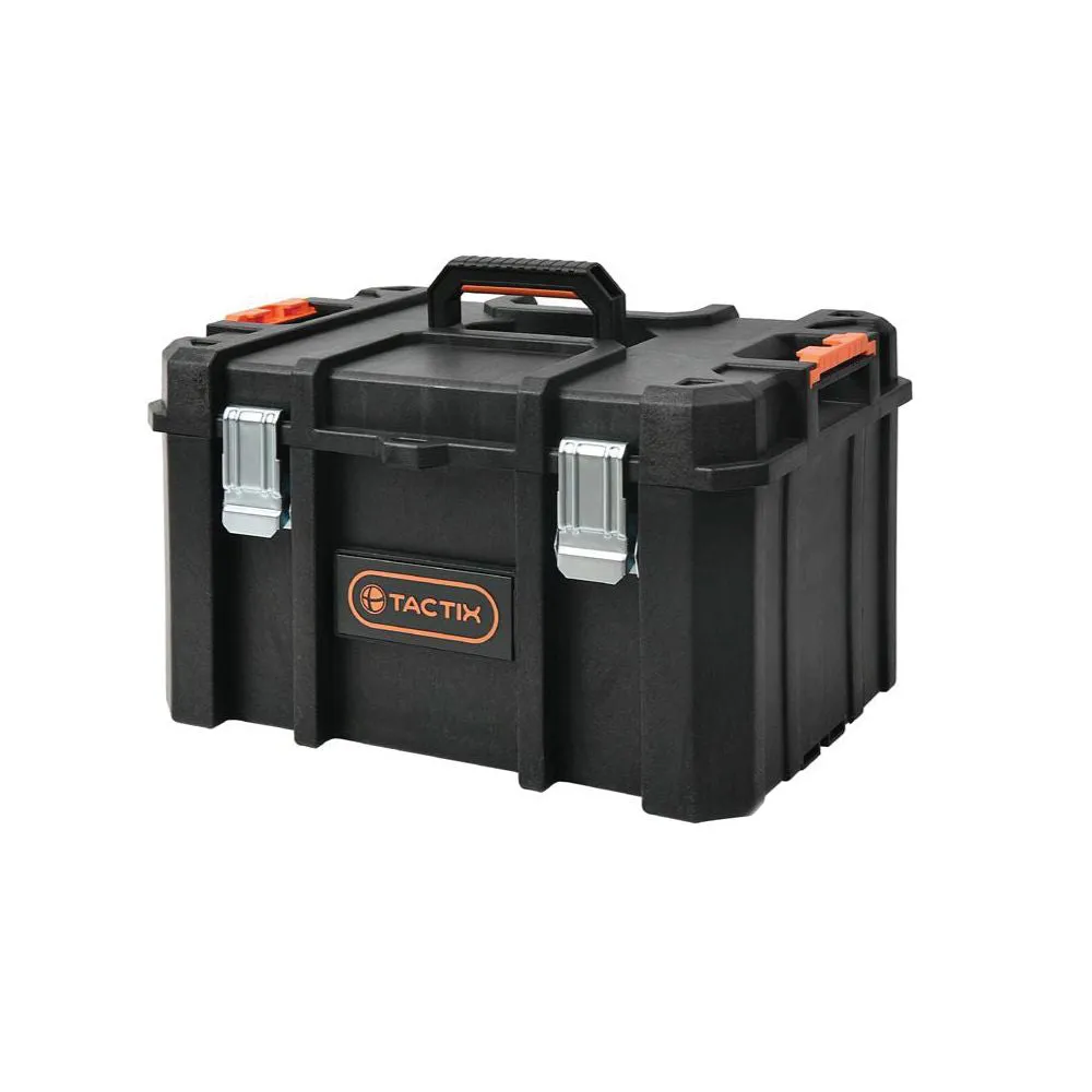 TACTIX Mid Tool Box With Tool Organizer