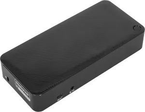 Targus USB C Docking Station Universal DV4K, USB C Laptop Docking Station Dual Monitor 2 HDMI, with Legacy Host Power Kit, Works w/Operating Systems Like Windows, Mac, Android, iOS (DOCK182USZ)